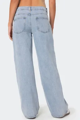 Jeans tiro bajo raelynn de Edikted en Pantalones para argentina