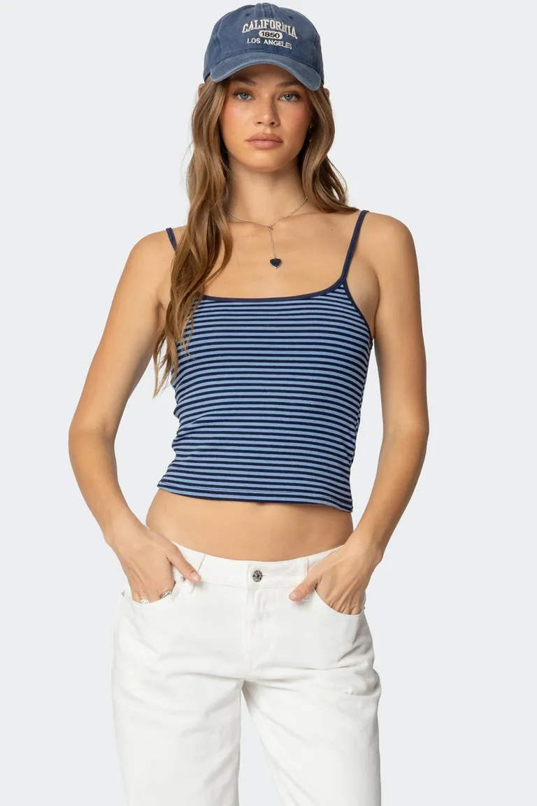 Musculosa rayada miller de Edikted en Tops para argentina
