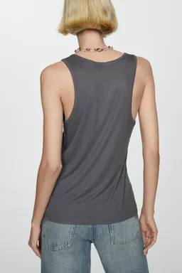 Top punto con breteles de Mango en Tops para argentina