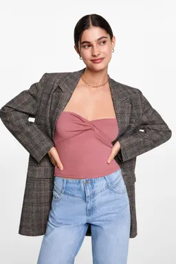 Top crop con nudo de Mango Teen en Tops para argentina