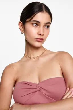 Top crop con nudo de Mango Teen en Tops para argentina