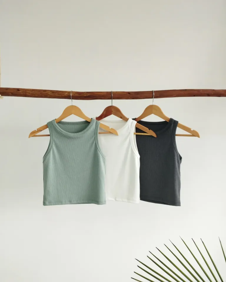 Top básico vintage en tonos grises, diseño sencillo y elegante para el día a día de Lemmon en Tops para argentina