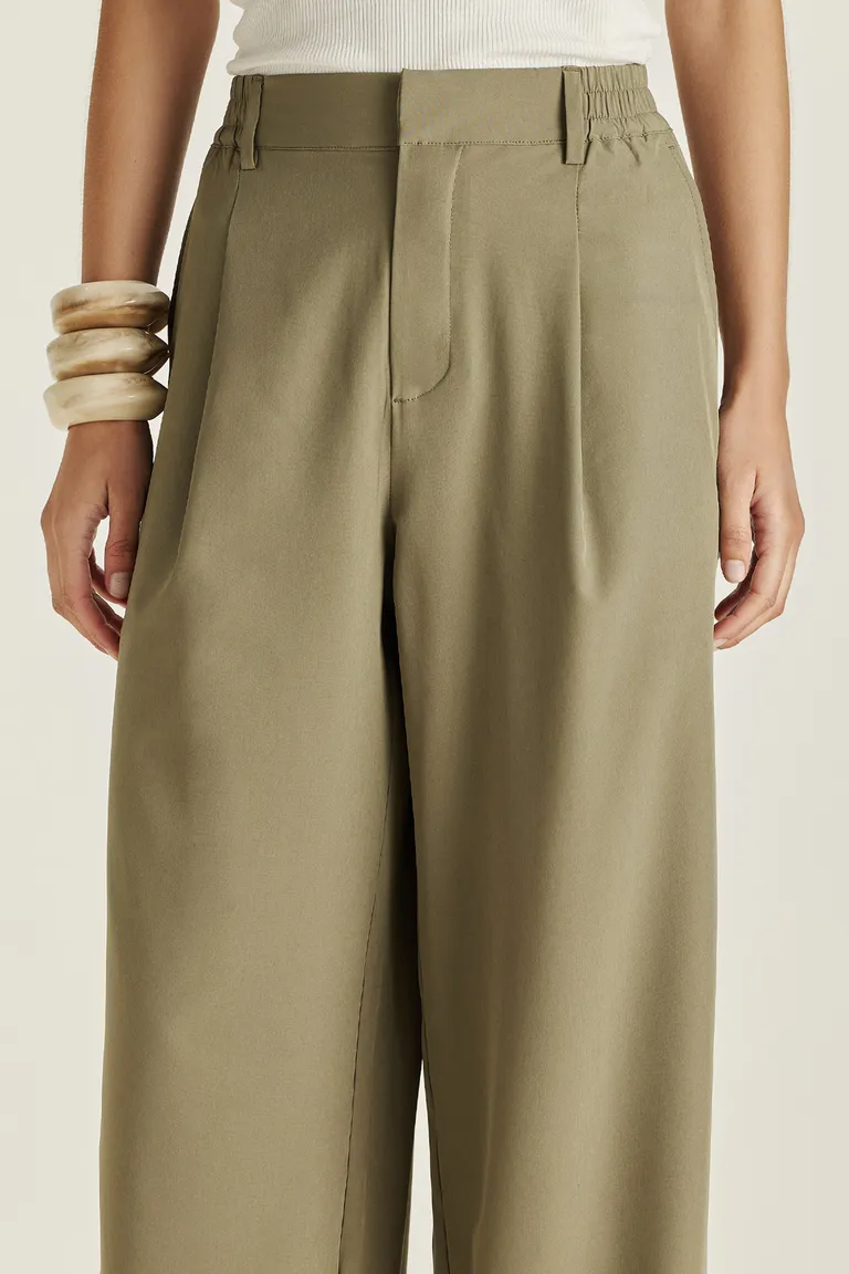 Pantalón Estilo Sastrero con Cintura Elastizada de Tucci en Pantalones para argentina