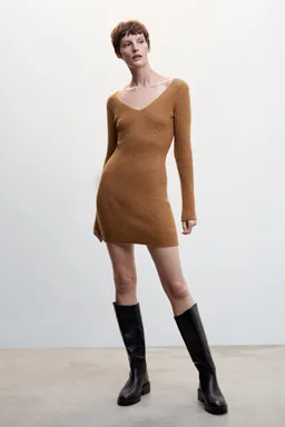 Vestido corto de punto calado de Mango en Vestidos para argentina