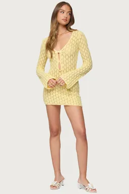 Mini vestido crochet brie de Edikted en Vestidos para argentina