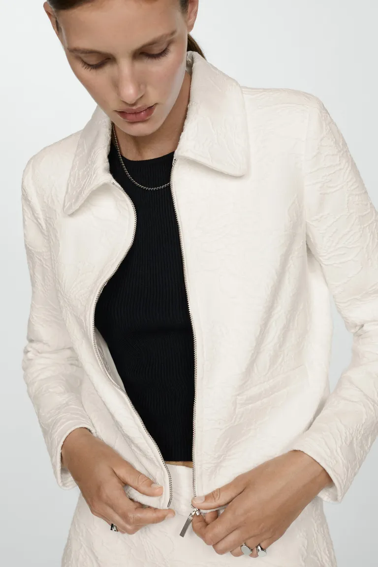 Chaqueta textura algodón de Mango en Chaquetas para argentina