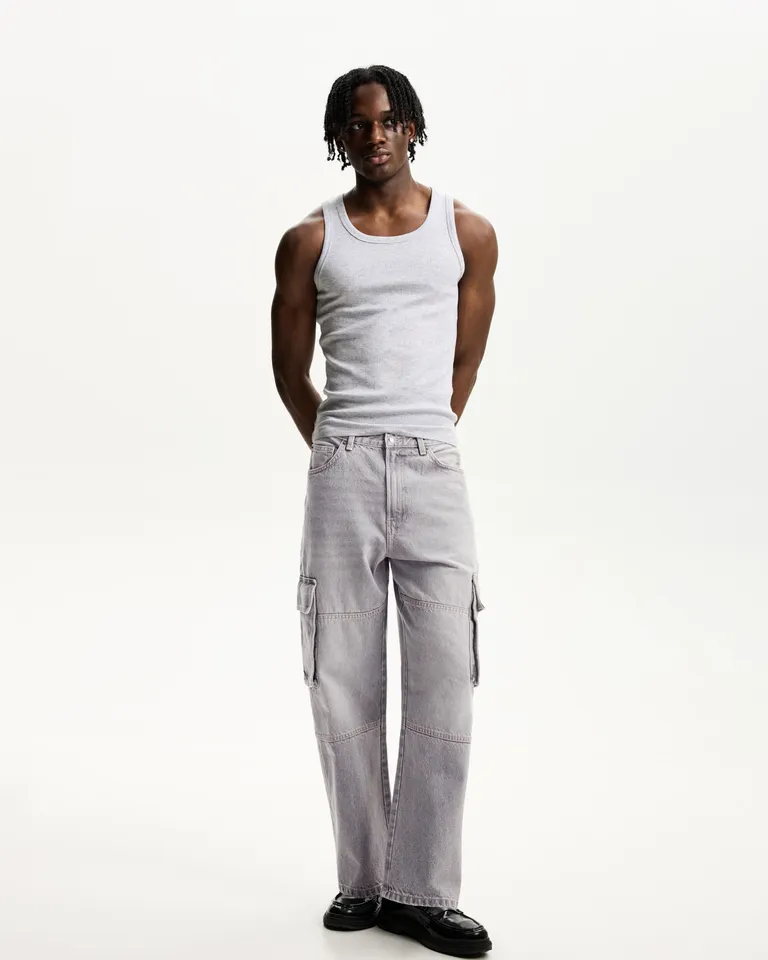 Jeans holgados cargo de Bershka en Pantalones para argentina