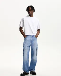 Jeans holgados cargo de Bershka en Pantalones para argentina