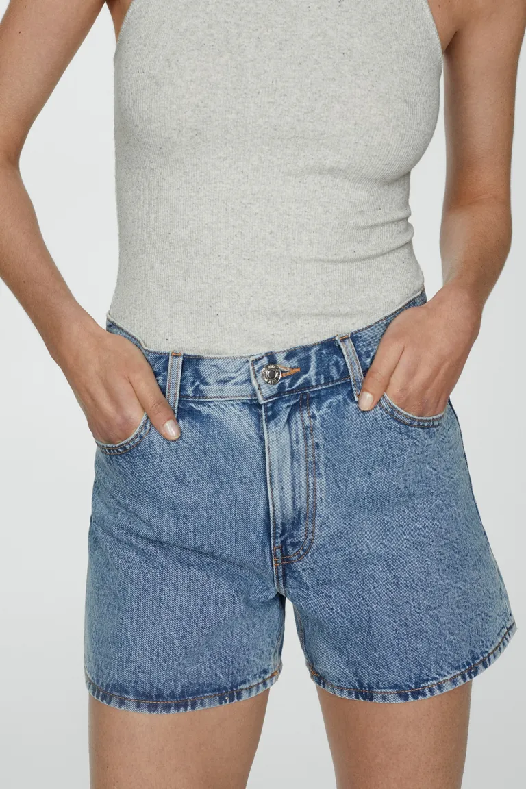 Shorts jean tiro alto de Mango en Shorts para argentina