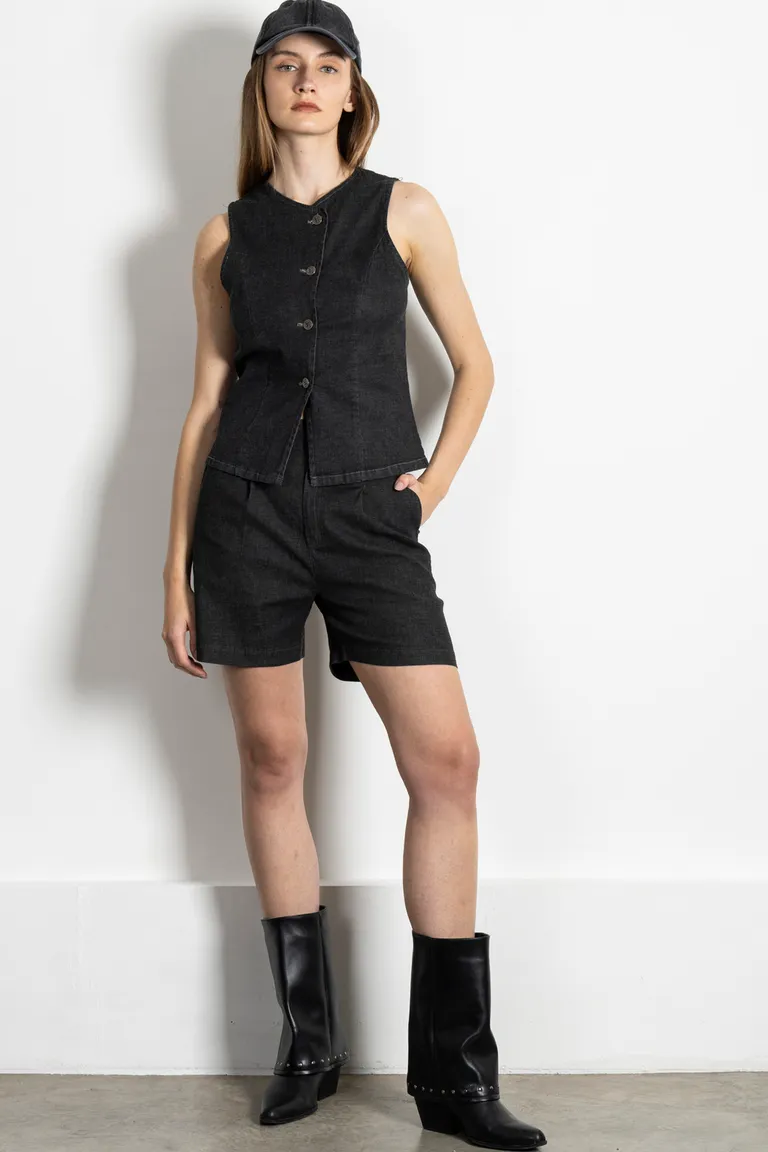 Mono negro sin mangas elegante y versátil para mujer de Kill en Monos para argentina