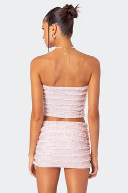Top izzy strapless con volados de Edikted en Tops para argentina