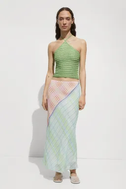 Top punto lúrex halter de Mango en Tops para argentina