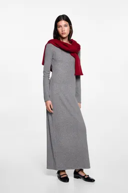 Vestido largo canalé de Mango Teen en Vestidos para argentina