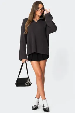 Sweater cierre oversize amour de Edikted en Buzos y Sweaters para argentina