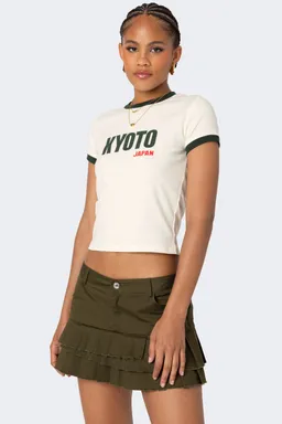 Remera kyoto con contraste de Edikted en Remeras para argentina