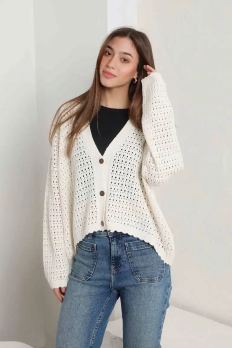 Saco Calado Elegante de Hesed en Buzos y Sweaters para argentina