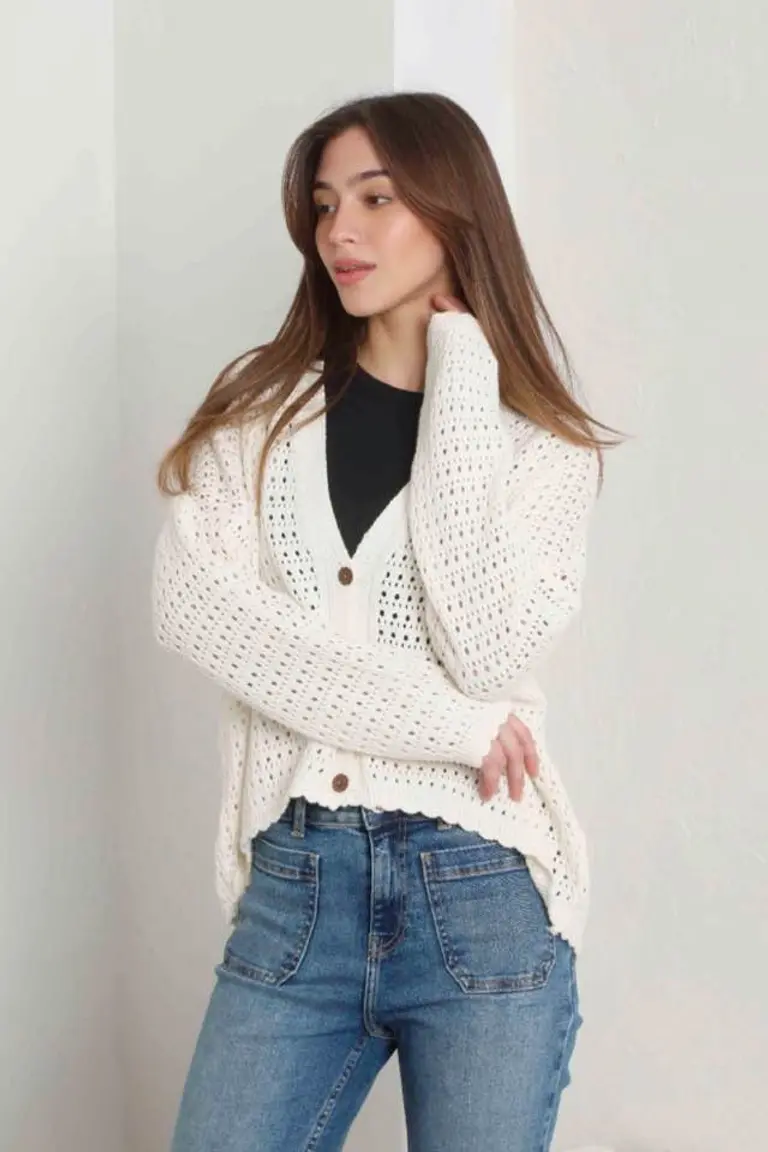 Saco Calado Elegante de Hesed en Buzos y Sweaters para argentina