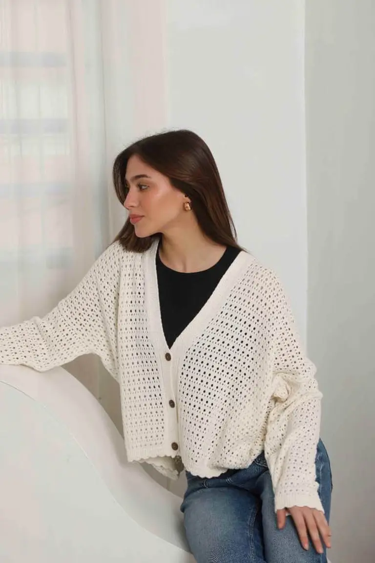 Saco Calado Elegante de Hesed en Buzos y Sweaters para argentina