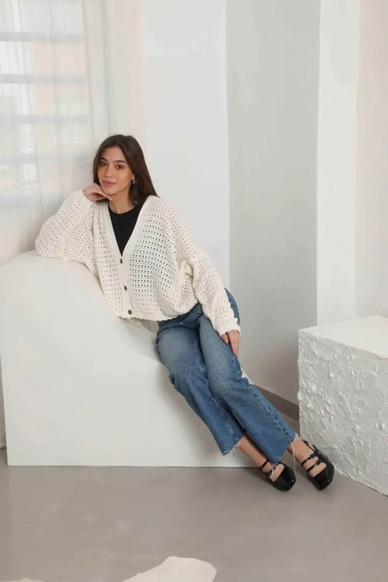 Saco Calado Elegante de Hesed en Buzos y Sweaters para argentina