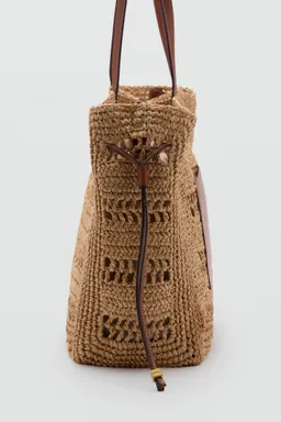 Bolso shopper fibra natural de Mango en Bolsos y Carteras para argentina