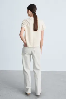 Remera algodón mensaje estampado de Mango en Remeras para argentina