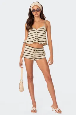 Shorts rayas kathy de Edikted en Shorts para argentina