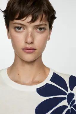 Remera estampada algodón de Mango en Remeras para argentina
