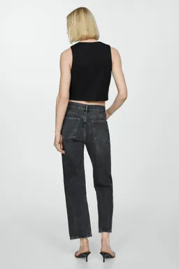 Jeans rectos costuras delanteras de Mango en Pantalones para argentina