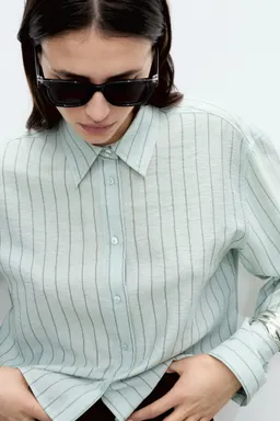 Camisa crop rayas de Mango en Camisas para argentina