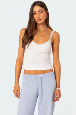 Musculosa encaje amilia de Edikted en Tops para argentina