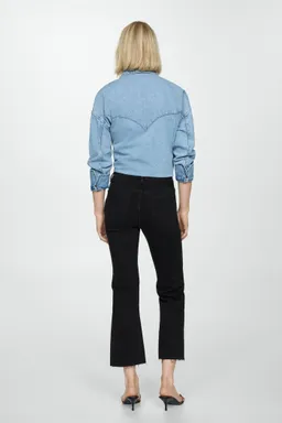 Jeans sienna flare cortos de Mango en Pantalones para argentina