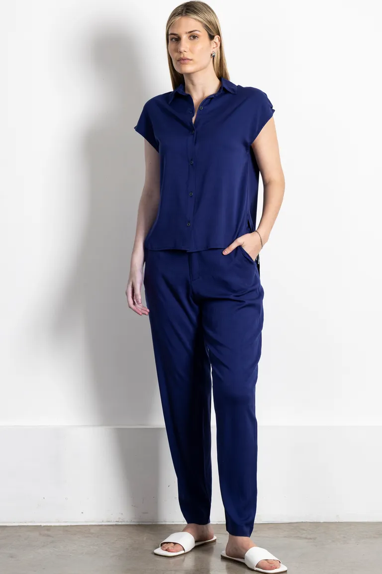 Pantalon recto de rayon con bolsillos delanteros para mujer de Kill en Pantalones para argentina