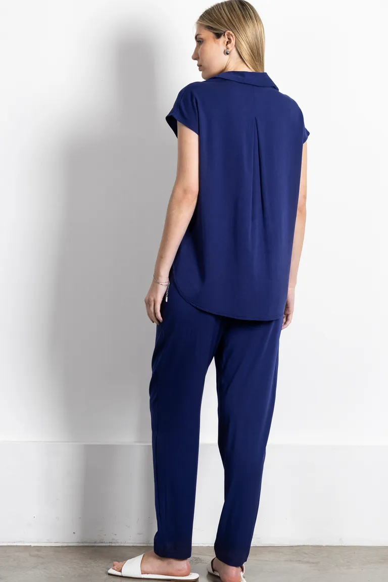 Pantalon recto de rayon con bolsillos delanteros para mujer de Kill en Pantalones para argentina