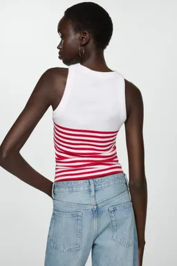Top estampado rayas de Mango en Tops para argentina
