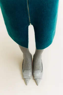 Zapato tacón flecos de Mango en Zapatos con Tacos para argentina