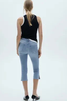 Jeans capri con aberturas de Mango en Pantalones para argentina