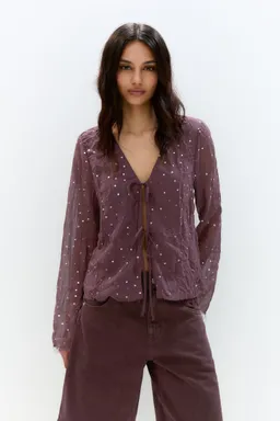 Blusa tul lentejuelas de Pull&Bear en Blusas para argentina