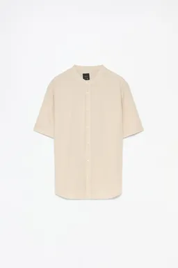 Camisa lino algodón cuello mao de Lefties en Camisas para argentina