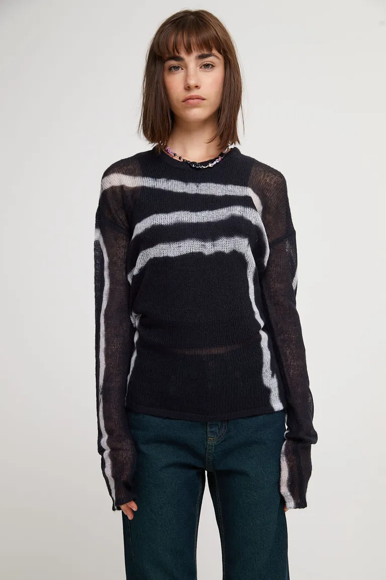 Sweater de diseño batik en tonos contrastantes para mujer de 47 Street en Buzos y Sweaters para argentina