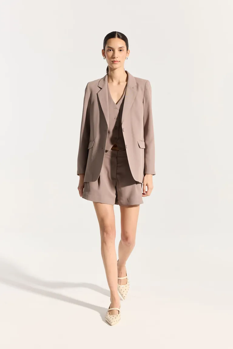 Blazer de corte recto y largo modular para un look elegante y casual de Portsaid en Blazers para argentina