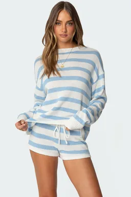 Sweater rayado oversized amaris de Edikted en Buzos y Sweaters para argentina