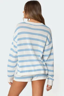 Sweater rayado oversized amaris de Edikted en Buzos y Sweaters para argentina