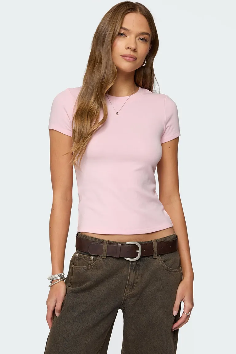 Remera daphney acanalada de Edikted en Remeras para argentina