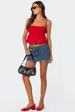 Musculosa millie fruncida de Edikted en Tops para argentina
