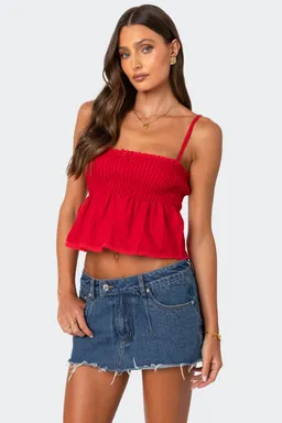 Musculosa millie fruncida de Edikted en Tops para argentina