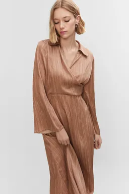 Vestido camisero satinado de Mango en Vestidos para argentina