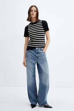 Jeans wideleg loose tiro medio de Mango en Pantalones para argentina