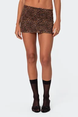 Minifalda edin estampado leopardo de Edikted en Shorts para argentina