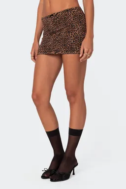 Minifalda edin estampado leopardo de Edikted en Shorts para argentina