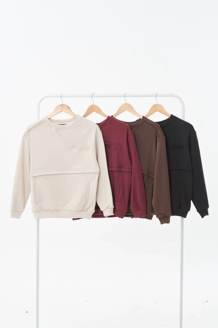 Buzo liso de tejido suave y cálido para Mujer de Apricot en Buzos y Sweaters para argentina